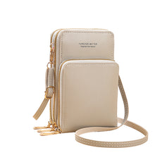Load image into Gallery viewer, Liten Crossbody-veske i skinn