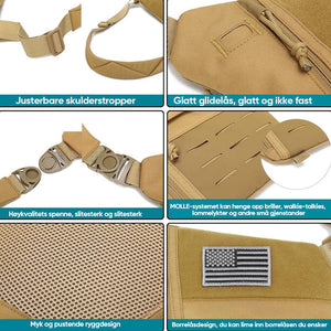Utendørs crossbody slyngeveske