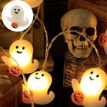 Load image into Gallery viewer, Ghost Pumpkin String Lights