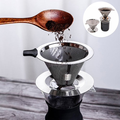 Stainless Steel Pour Over Drip Coffee Filter for Mason Jars