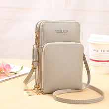 Load image into Gallery viewer, Liten Crossbody-veske i skinn