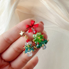 Load image into Gallery viewer, Christmas Tree Earrings