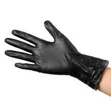 Load image into Gallery viewer, 100PCS Of Disposable Black Nitrile Gloves