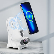Load image into Gallery viewer, Ministol trådløs hurtiglader Multifunksjonell telefonholder