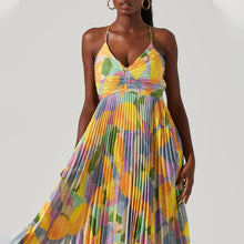 Load image into Gallery viewer, Club Chic Casual Pleated Print Dress