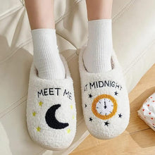 Load image into Gallery viewer, Cartoon Print Plush Slippers