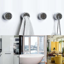 Load image into Gallery viewer, Round Adhesive Push Towel Hooks for Kitchen