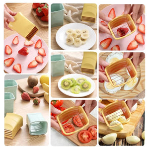2023 New Fruit Egg Stainless Steel Cup Slicer