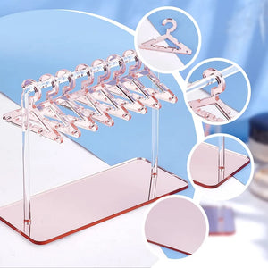 Acrylic Jewelry Hanger Rack Organizer