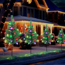 Load image into Gallery viewer, Solar Christmas Stake Lights – Outdoor Garden &amp; Lawn Decoration Lights