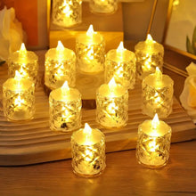 Load image into Gallery viewer, Crystal Flameless Candle Light
