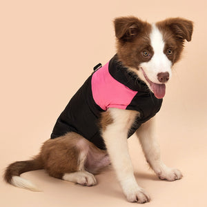 Dog Winter Warm Clothes Zipper Dog Vest
