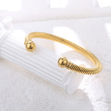 Load image into Gallery viewer, Stainless Steel Twisted Cable Wire Bracelet