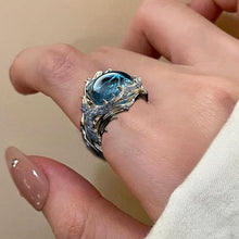 Load image into Gallery viewer, The Heartbeat of The Sea, Ocean Wave Ring