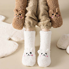 Load image into Gallery viewer, Little Bear Ultra-thick Cozy Slipper Home Socks