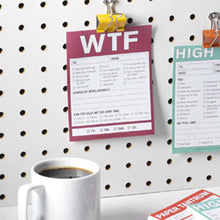Load image into Gallery viewer, WTF Notes Handy Checklist Memo Pad