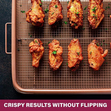 Load image into Gallery viewer, Nonstick Air Fryer Basket &amp; Crisper Tray