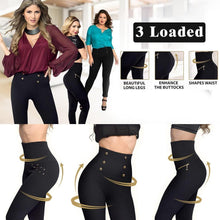 Load image into Gallery viewer, Womens High Waisted Leggings, 3 Pair Pack