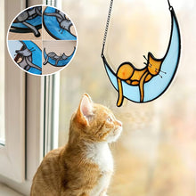 Load image into Gallery viewer, Sleeping Cat On the Moon