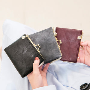 Mini Fashion Ladies Square Short Wallet