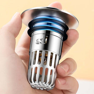 Universal 2-in-1 Bathroom Sink Stopper