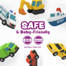 Load image into Gallery viewer, Kids’ Bath Toys – Fun Transportation Vehicles