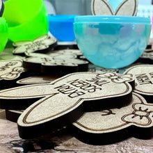 Load image into Gallery viewer, Easter Egg Stuffing Wooden Rabbit Token