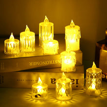 Load image into Gallery viewer, Crystal Flameless Candle Light
