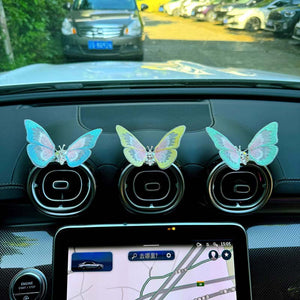 Embroidery Fragrance Butterfly Car Decoration
