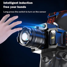 Load image into Gallery viewer, USB Rechargeable Waterproof LED Headlamp