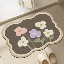 Load image into Gallery viewer, Super Absorbent Flower Non-Slip Mat