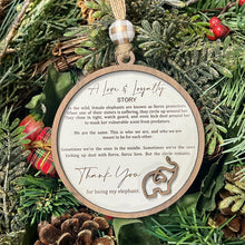 Load image into Gallery viewer, Friendship Elephant Ornament