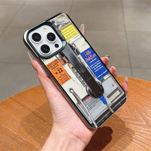 Load image into Gallery viewer, Vintage Phone Booth Pattern Phone Cases