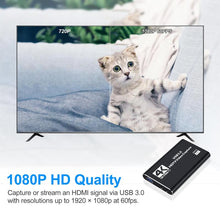 Load image into Gallery viewer, 4K HDMI Capture Card for Streaming