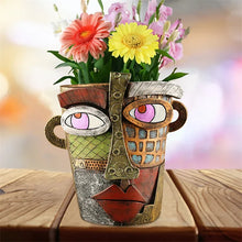 Load image into Gallery viewer, Abstract Beauty Face Flower Pot