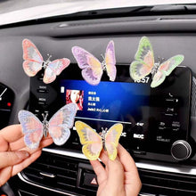 Load image into Gallery viewer, Embroidery Fragrance Butterfly Car Decoration
