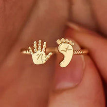 Load image into Gallery viewer, Baby Palm and Feet Ring