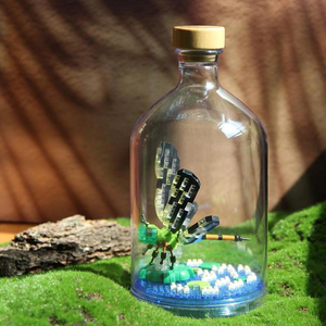 Insect Collection Building Blocks with Glass Display Bottle