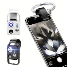 Load image into Gallery viewer, 200x Cell Phone Camera Microscope Lens