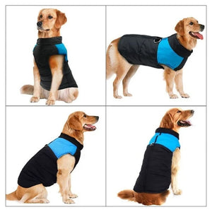 Dog Winter Warm Clothes Zipper Dog Vest