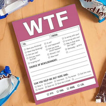 Load image into Gallery viewer, WTF Notes Handy Checklist Memo Pad