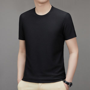 Men's Mesh Ice Silk Short-Sleeved T-Shirt