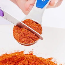 Load image into Gallery viewer, Stainless Steel Magnetic Measuring Spoons Set