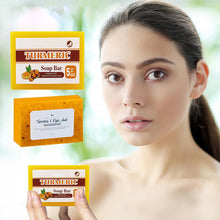 Load image into Gallery viewer, Lemon Turmeric Kojic Acid Soap