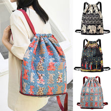 Load image into Gallery viewer, Drawstring Foldable Large Capacity Dry-wet Separation Travel Sports Backpack