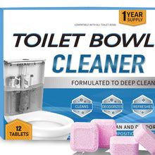 Load image into Gallery viewer, Toilet cleaning effervescent tablets - 12 Tablets