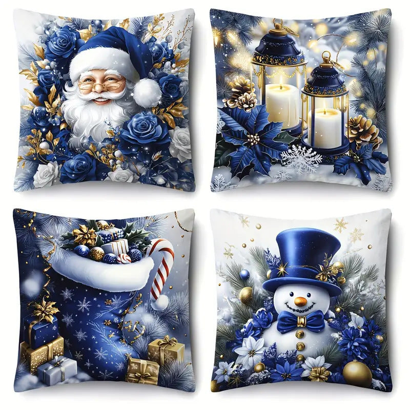 American Christmas Decorative Pillow Covers
