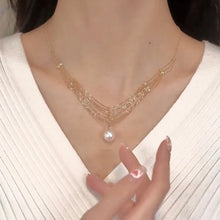Load image into Gallery viewer, Pearl Tassel Necklace