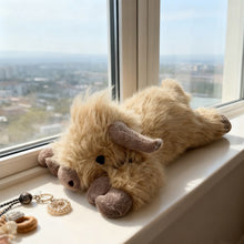 Load image into Gallery viewer, Highland Cow Plush Toy