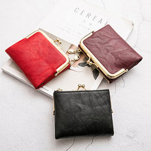 Load image into Gallery viewer, Mini Fashion Ladies Square Short Wallet